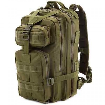 Тактичний військовий штурмової похідний рюкзак Molle Assault 20L Універсальний рюкзак Olive