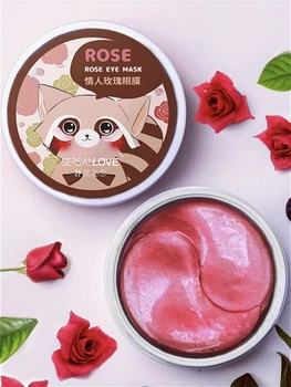 Гидрогелевые патчи для кожи под глазами Sersanlove Rose с экстрактом розы 60 шт