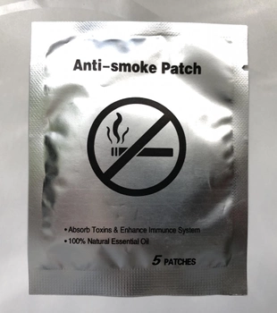Антиникотиновый пластырь на тканевой основе Anti smoke Patch 5шт.