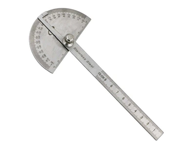 Угломер Stainless Steel с линейкой 10 см (1005-111-00)