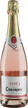 Вино ігристе Codorniu Zero Rose рожеве солодке безалкогольне 0.75 л 0% (8410013020841)