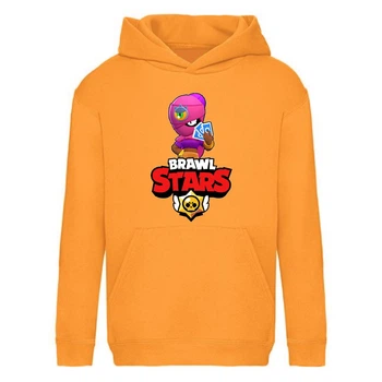 Худи детская Brawl Stars Tara (Бравл Старс Тара) оранжевая (BRS orn) 164 см
