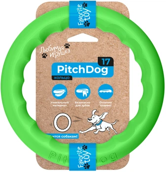 Кільце для апортування Collar PitchDog 17 см Салатове (62365)