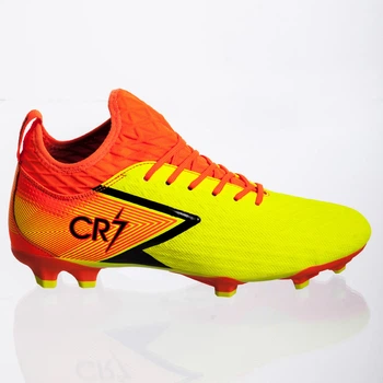 Бутсы футбольные с носком DIFENO STAR Sprinter 190201 размер 45 Orange-Yellow-Black