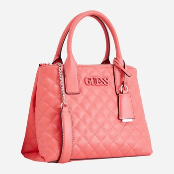 Сумка жіноча Guess Elliana Satchel 562 Коралова (H2000029657474)