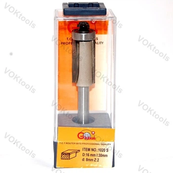 Фреза ГЛОБУС 1020S кромочная прямая d8 D16 h30
