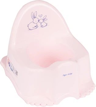 Горшок Tega baby Кролики розовый (KR-007-104)