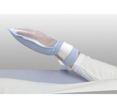 М'яка універсальна захисна рукавичка з фіксуючими стрічками із застібкою Velcro і нейлоновим кільцем Medicare System розмір М
