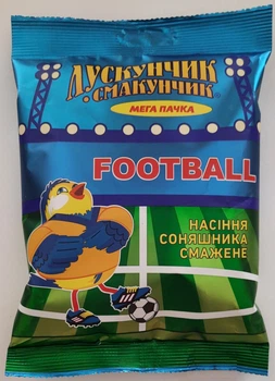 Семена подсолнечника Football "Лускунчик-Смакунчик" жареные 200 г