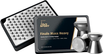Кулі пневматичні H&N Finale Maxx HW. Кал. 4.5 мм Вага — 0.53 г 200 шт./пач. (14530370)