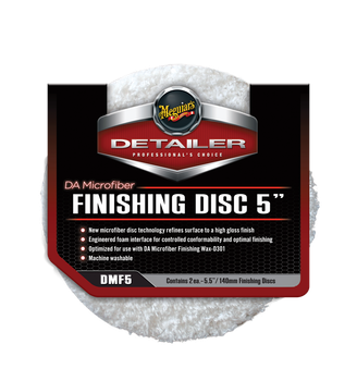 Полировальный круг микрофибровый финишный - Meguiar's DA Microfiber Finishing Disc 5" 127 мм. белый (DMF5)