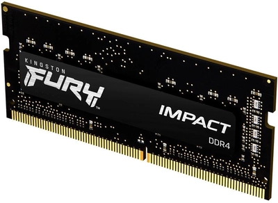 Оперативная память Kingston Fury SODIMM DDR4-3200 8192MB PC4-25600 Impact Black (KF432S20IB/8)