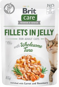 Mokra karma dla kotów BRIT Care z tuczykiem w galarecie - saszetka 85g (8595602540556)