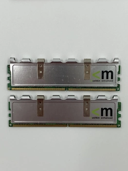 Игровая оперативная память Mushkin DIMM 4Gb (2*2Gb) EM2-6400 DDR2 800Mhz PC2 6400U Б/У