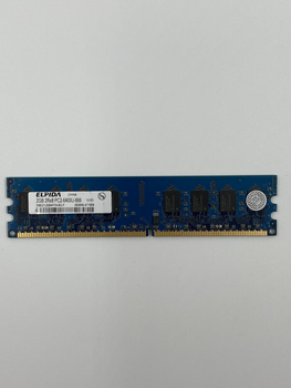 Оперативная память Elpida DIMM 2Gb DDR2 800MHz PC2 6400U CL6 (EBE21UE8AFFA-8G-F) Б/У
