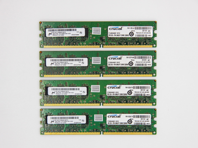 Оперативная память Micron DIMM 8Gb (4*2Gb) DDR2 667MHz PC2-5300 CL5 (MT16HTF25664AZ-667H1) Б/У