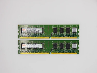 Оперативная память Hynix DIMM 4Gb (2*2Gb) DDR2-667MHz PC2-5300 CL5 (HYMP125U64CP8-Y5 AB-C) Refurbished