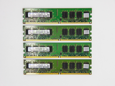 Оперативная память Samsung DIMM 8Gb (4*2Gb) DDR2-800MHz PC2-6400 CL6 (M378T5663RZ3-CF7) Refurbished