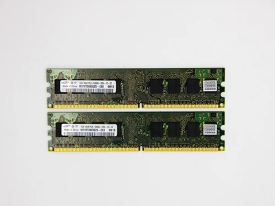 Оперативная память Samsung 2Gb (2*1Gb) DDR2 800MHz PC2-6400 CL5 (M378T2863QZS-CE6) Refurbished