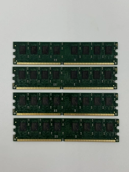 Оперативная память Micron Crucial DIMM 8Gb (4*2Gb) DDR2 2Gb 800MHz PC2 6400U CL6 (CT25664AA800) Б/У