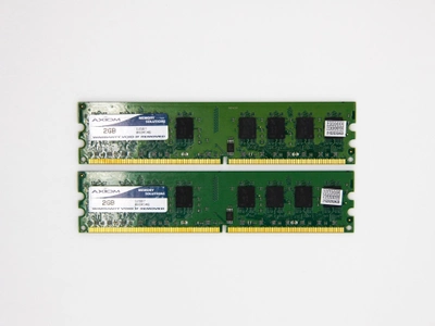 Оперативная память Axiom DIMM 4Gb (2*2Gb) DDR2-800MHz PC2-6400 CL6 Refurbished