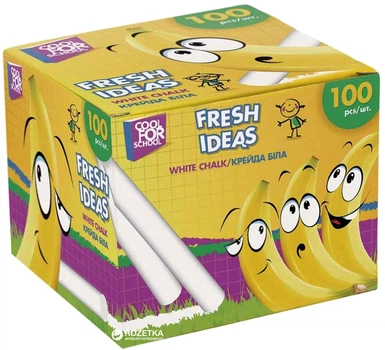 Набор мела Cool For School 100 шт белый (CF60702)