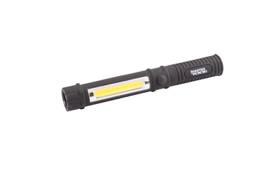 Фонарик магнитный, 168*24 мм, LED + COB LED, 3 x AAA, ABS MASTER TOOL 94-0806