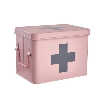 Ящик для зберігання ліків MEDIC Рожевий 21,5х15,5х16см 10220159