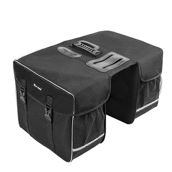 Велосипедна сумка West Biking 0707238 Black на багажник об'єм 30L