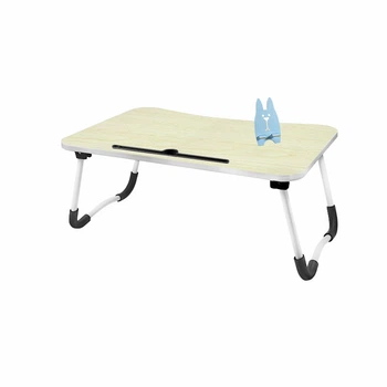 Складной столик Lesko DNZ-23 Ivory Wood для ноутбука и еды раскладной переносной 60*48*28 см (F_7613-27844)