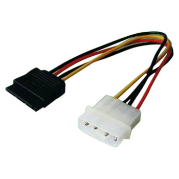 Кабель живлення Molex (F) -> SATA (F) ATCom, 15см (3798)