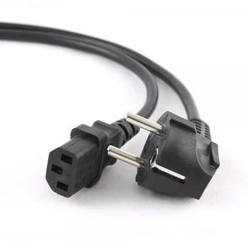 Кабель силовой Cablexpert PC-186-VDE-10M (С13), VDE, черный, 10 м