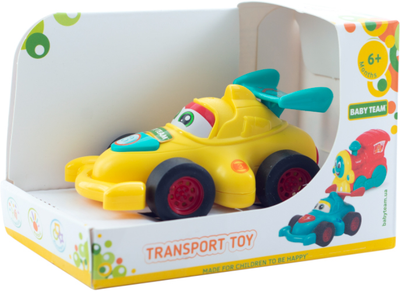 Игрушка Baby Team инерционная машинка желтая (310571233)