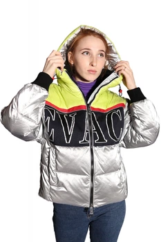 Пуховик EVACANA 024 срібло 40