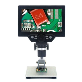 Микроскоп цифровой с 7" дюймовым LCD экраном и подсветкой GAOSUO G1200HDB, c увеличением до 1200X, с аккумулятором (100650)
