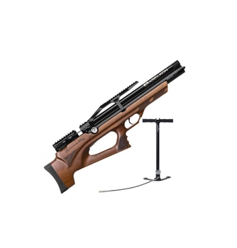 Пневматична PCP гвинтівка Aselkon MX10-S Wood кал. 4.5 дерево + Насос Borner для PCP в подарунок
