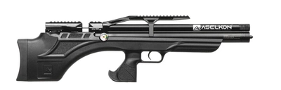 Пневматическая PCP винтовка Aselkon MX7 Black кал. 4.5 + Насос Borner для PCP в подарок