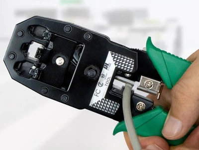 Обжимные клещи для опрессовки RJ45 штекера витой пары
