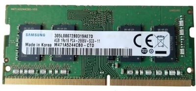 пам'ять Samsung 4 GB SO-DIMM DDR4 2666 MHz - (M471A5244CB0-CTD)