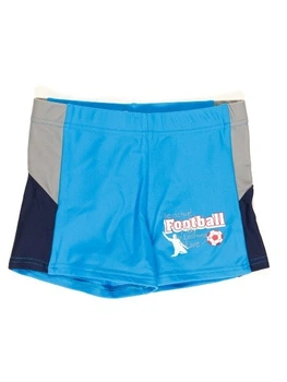 Плавки для мальчика голубые 128 р Арт.FOOTBALL ГС Keyzi