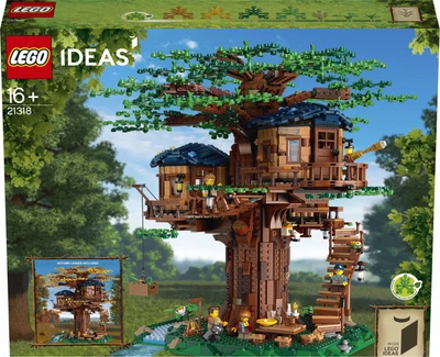 Zestaw klocków LEGO Ideas Domek na drzewie 3036 elementów (21318)