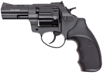 Револьвер під патрон Флобера STALKER 3 "черн. Рук. + В подарунок Патрони Флобера 4 мм Sellier & Bellot Sigal (50 шт) + Кобура оперативна для револьвера універсальна + Збройна чищення мастило-спрей XADO
