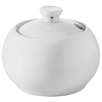 Цукорниця з кришкою White Basics Round 140 мл P145