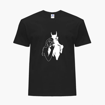 Футболка женская Контурный минимализм (Contour minimalism)&nbsp; (8976-1358-2) M Черная