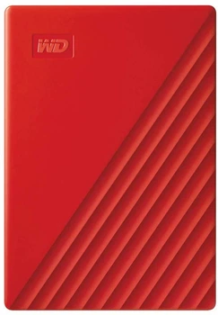 Жорсткий диск Western Digital My Passport 4TB WDBPKJ0040BRD-WESN 2.5" USB 3.0 External Red (0718037870236)