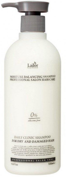 Бессиликоновый увлажняющий шампунь La'dor Moisture Balancing Shampoo для сухих и поврежденных волос 530 мл (8809500810889)