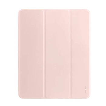 Силиконовый чехол книжка для iPad Pro 2020 12.9" USAMS US-BH589 Leather Protective Cover Winto Series. Pink