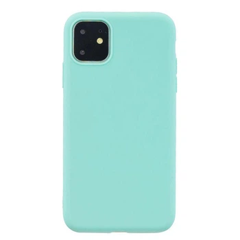 Чехол Soft Touch для Apple Iphone 11 силикон бампер мятно-голубой