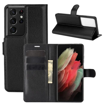 Чохол Fiji Luxury для Samsung Galaxy S21 Ultra (G998) книга чорний