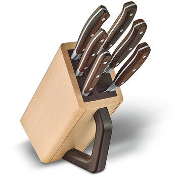 Набор кованых ножей Victorinox Forged Сhefs Grand Maitre Wood Cutlery Block 6 шт. 7.7240.6